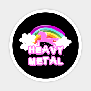 heavy metal unicorn- Magnet